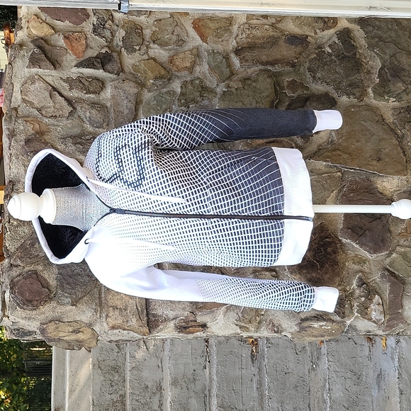 Fox Racing White and Black Hoodie Jacket - Picture 2 of 7